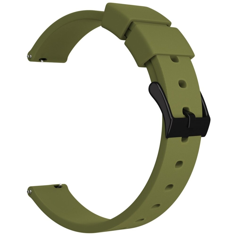 Strap-it Strap-it Bracelet montre 14mm silicone de luxe - universel (vert)