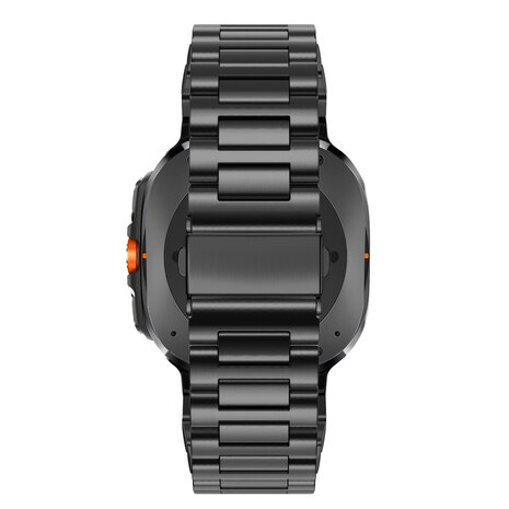 Bandz Bandz Bracelet à maillons en acier 'Deluxe' Samsung Galaxy Watch Ultra (noir) Bandz Bandz Bracelet à maillons en acier 'Deluxe' Samsung Galaxy Watch Ultra (noir)