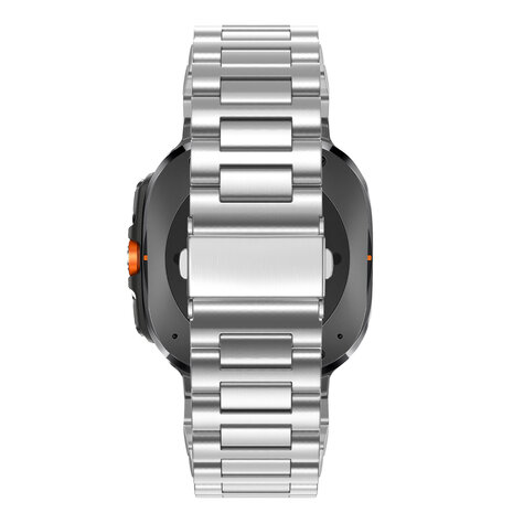 Bandz Bandz Bracelet à maillons en acier 'Deluxe' Samsung Galaxy Watch Ultra (argent)
