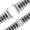 Bandz Bandz Bracelet à maillons en acier 'Deluxe' Samsung Galaxy Watch Ultra (argent/noir) Bandz Bandz Bracelet à maillons en acier 'Deluxe' Samsung Galaxy Watch Ultra (argent/noir)