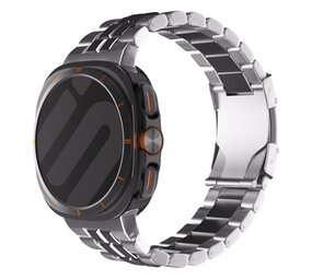 Strap-it Bracelet titane 'Square' Samsung Galaxy Watch Ultra (argent) Strap-it Bracelet titane 'Square' Samsung Galaxy Watch Ultra (argent)