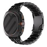 Strap-it Bracelet titane 'Square' Samsung Galaxy Watch Ultra (noir) Strap-it Bracelet titane 'Square' Samsung Galaxy Watch Ultra (noir)