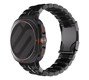 Strap-it Bracelet titane 'Square' Samsung Galaxy Watch Ultra (noir) Strap-it Bracelet titane 'Square' Samsung Galaxy Watch Ultra (noir)