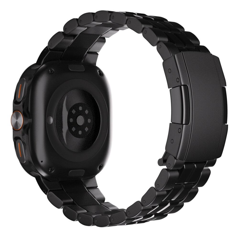Strap-it Strap-it Bracelet titane 'Square' Samsung Galaxy Watch Ultra (noir) Strap-it Strap-it Bracelet titane 'Square' Samsung Galaxy Watch Ultra (noir)