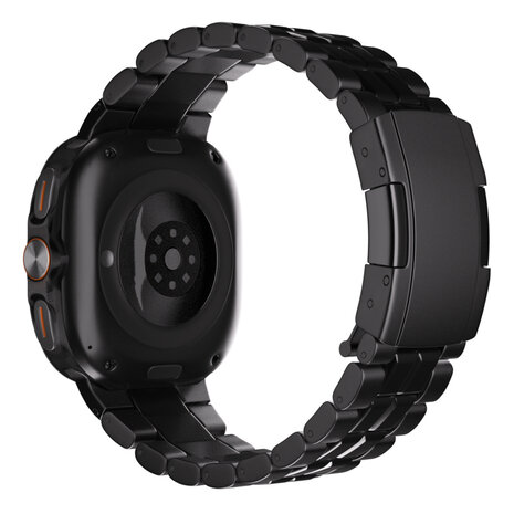 Strap-it Strap-it Bracelet titane 'Square' Samsung Galaxy Watch Ultra (noir) Strap-it Strap-it Bracelet titane 'Square' Samsung Galaxy Watch Ultra (noir)