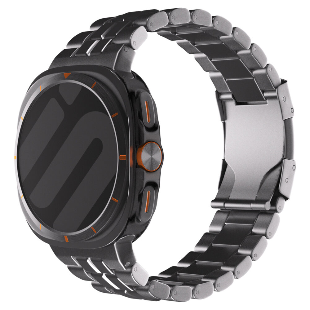 Strap-it Strap-it Bracelet titane 'Square' Samsung Galaxy Watch Ultra (graphite)