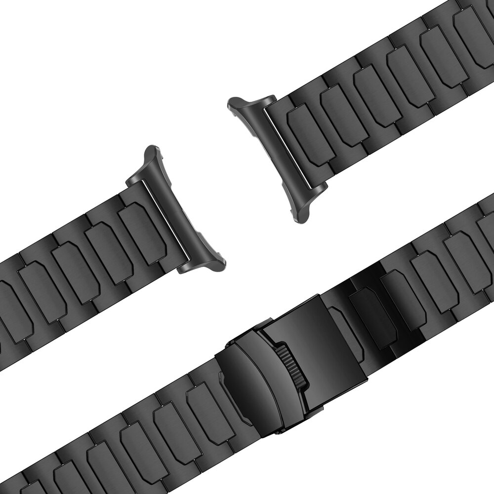Bandz Bandz Bracelet titane Samsung Galaxy Watch Ultra 'Deluxe' (noir)