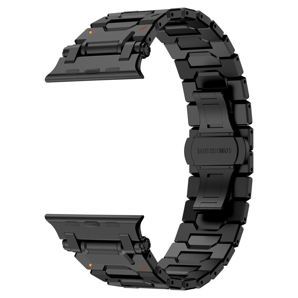 Strap-it Strap-it Bracelet acier luxe 'Explorer' Apple Watch (noir)