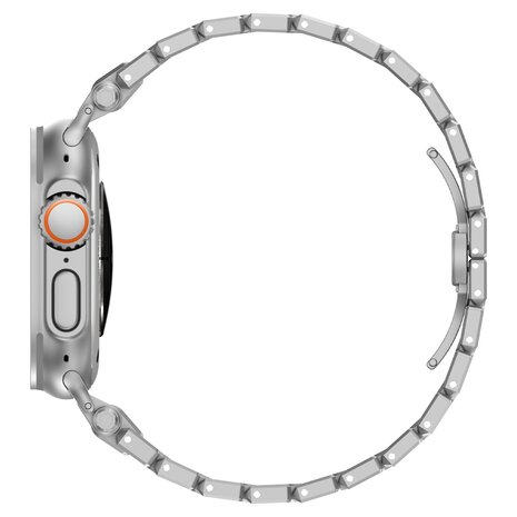 Strap-it Strap-it Bracelet acier luxe 'Explorer' Apple Watch (zilver) Strap-it Strap-it Bracelet acier luxe 'Explorer' Apple Watch (zilver)