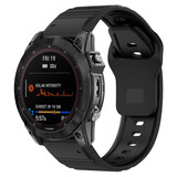 Strap-it Bracelet silicone robuste Garmin Fenix 5 / 6 (noir)