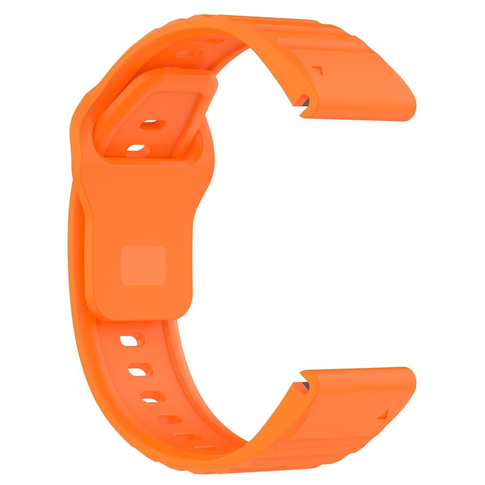 Strap-it Strap-it Bracelet silicone robuste Garmin Forerunner 955 (naranja)