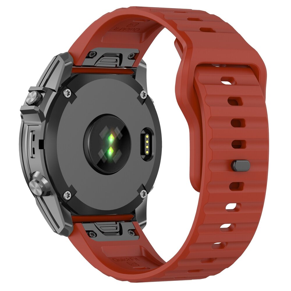 Strap-it Strap-it Bracelet silicone robuste Garmin Fenix 3 (rouge)