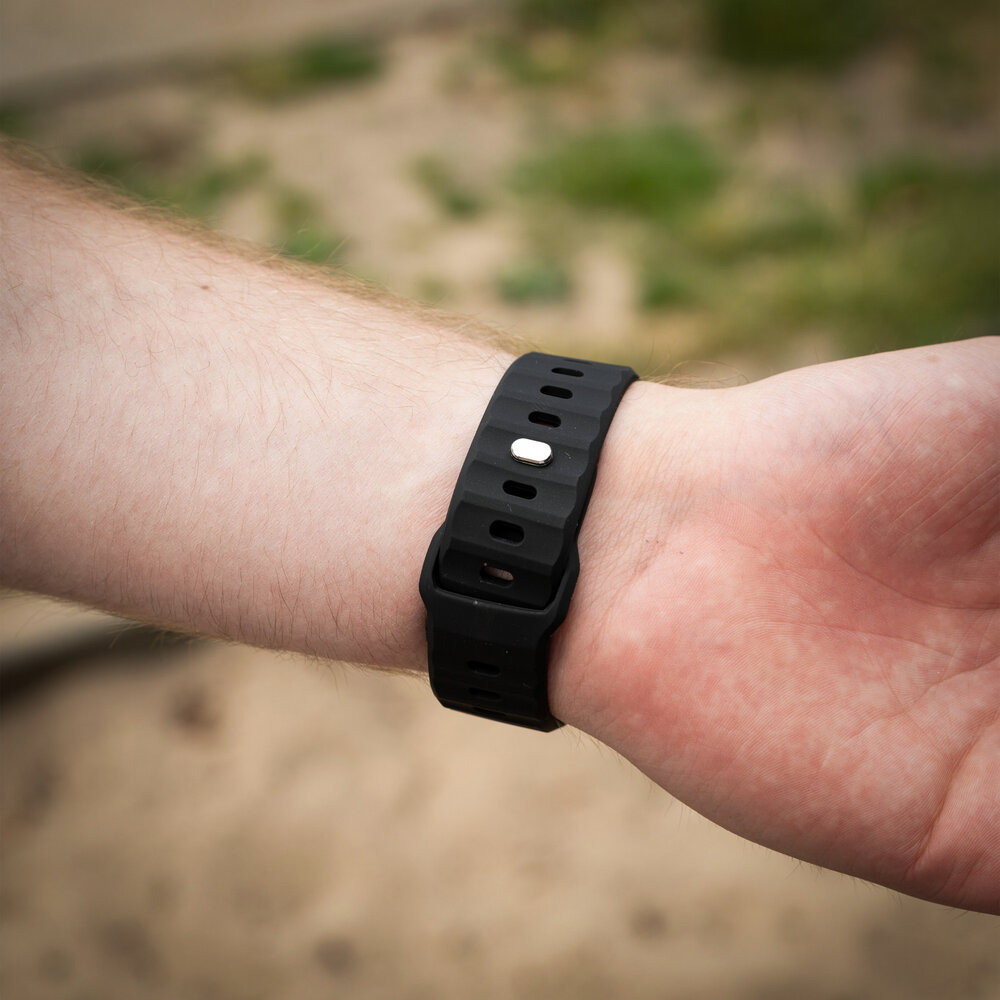 Strap-it Strap-it Bracelet silicone robuste Samsung Galaxy Watch Ultra (noir)