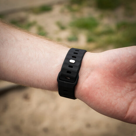 Strap-it Strap-it Bracelet silicone robuste Samsung Galaxy Watch Ultra (noir)