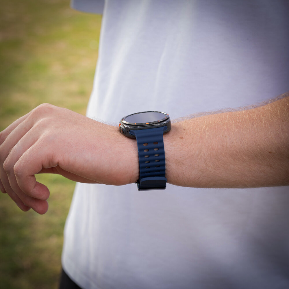 Strap-it Strap-it Bracelet Océan Samsung Galaxy Watch Ultra (rouge vin)