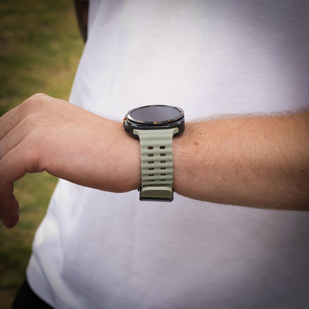 Strap-it Strap-it Bracelet Océan Samsung Galaxy Watch Ultra (gris-vert) Strap-it Strap-it Bracelet Océan Samsung Galaxy Watch Ultra (gris-vert)