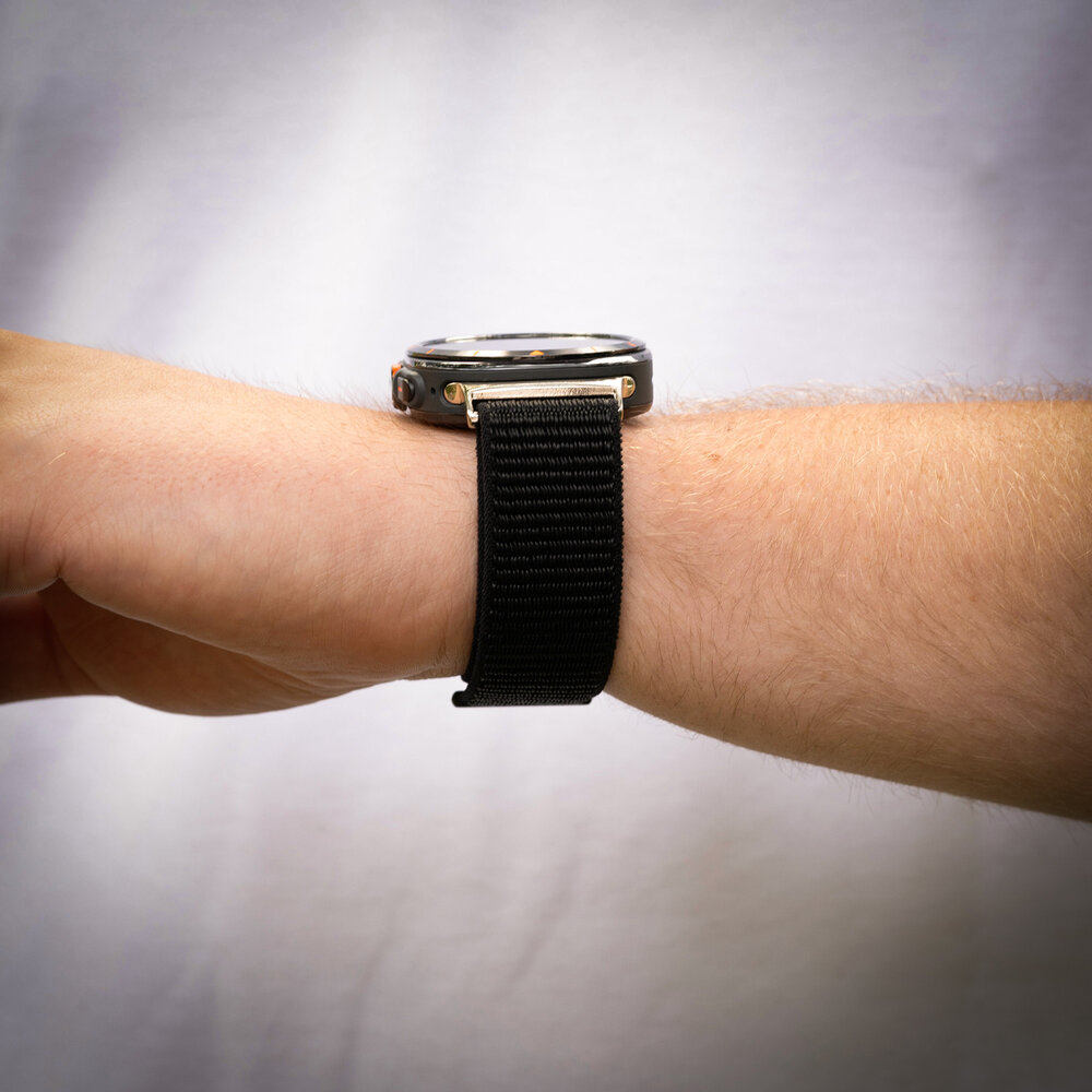 Strap-it Strap-it Bracelet nylon Samsung Galaxy Watch Ultra (noir)