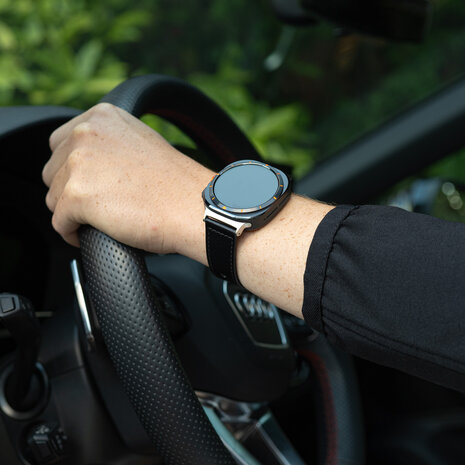 Strap-it Strap-it Bracelet cuir Samsung Galaxy Watch Ultra (noir)