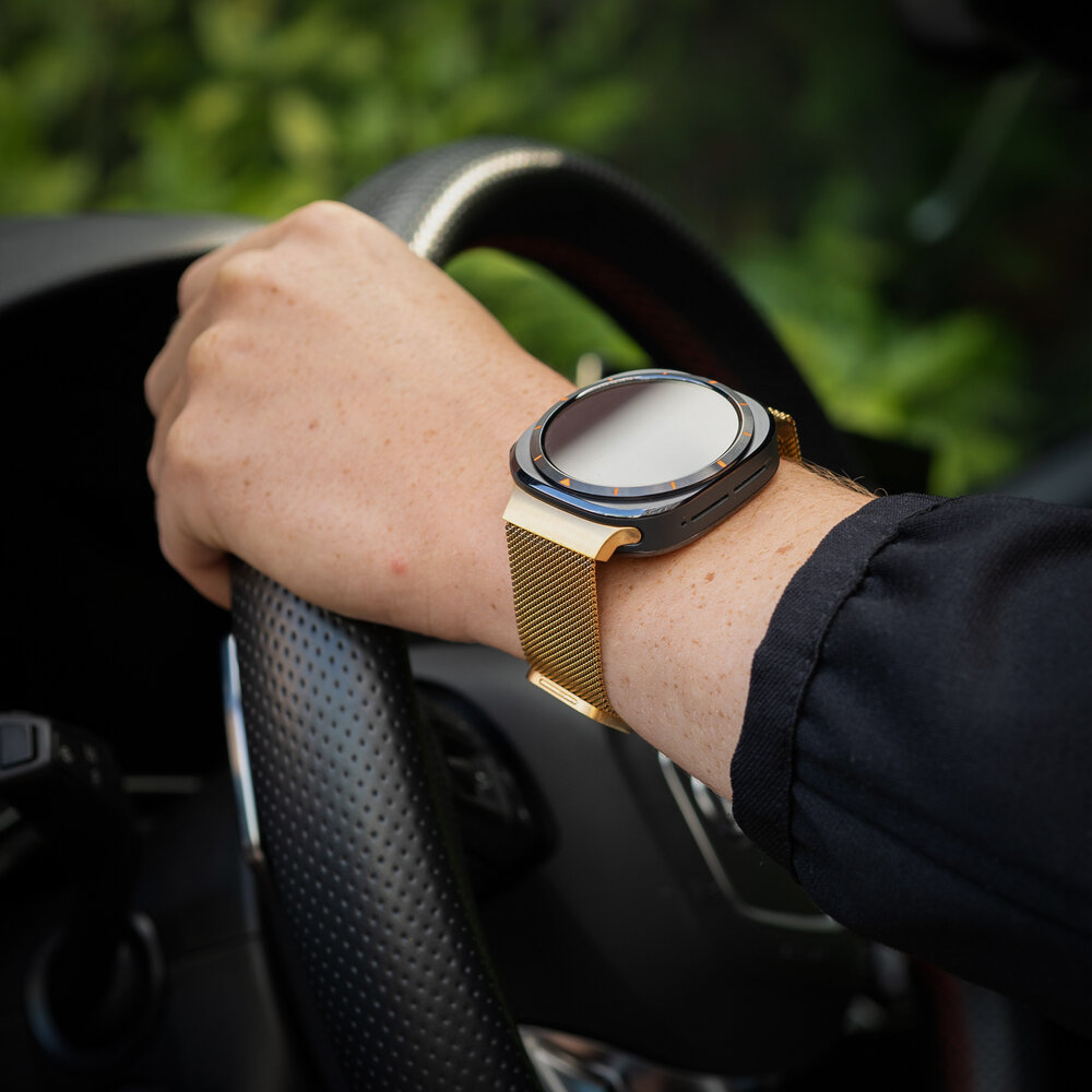 Strap-it Strap-it Bracelet milanais Samsung Galaxy Watch Ultra (or)