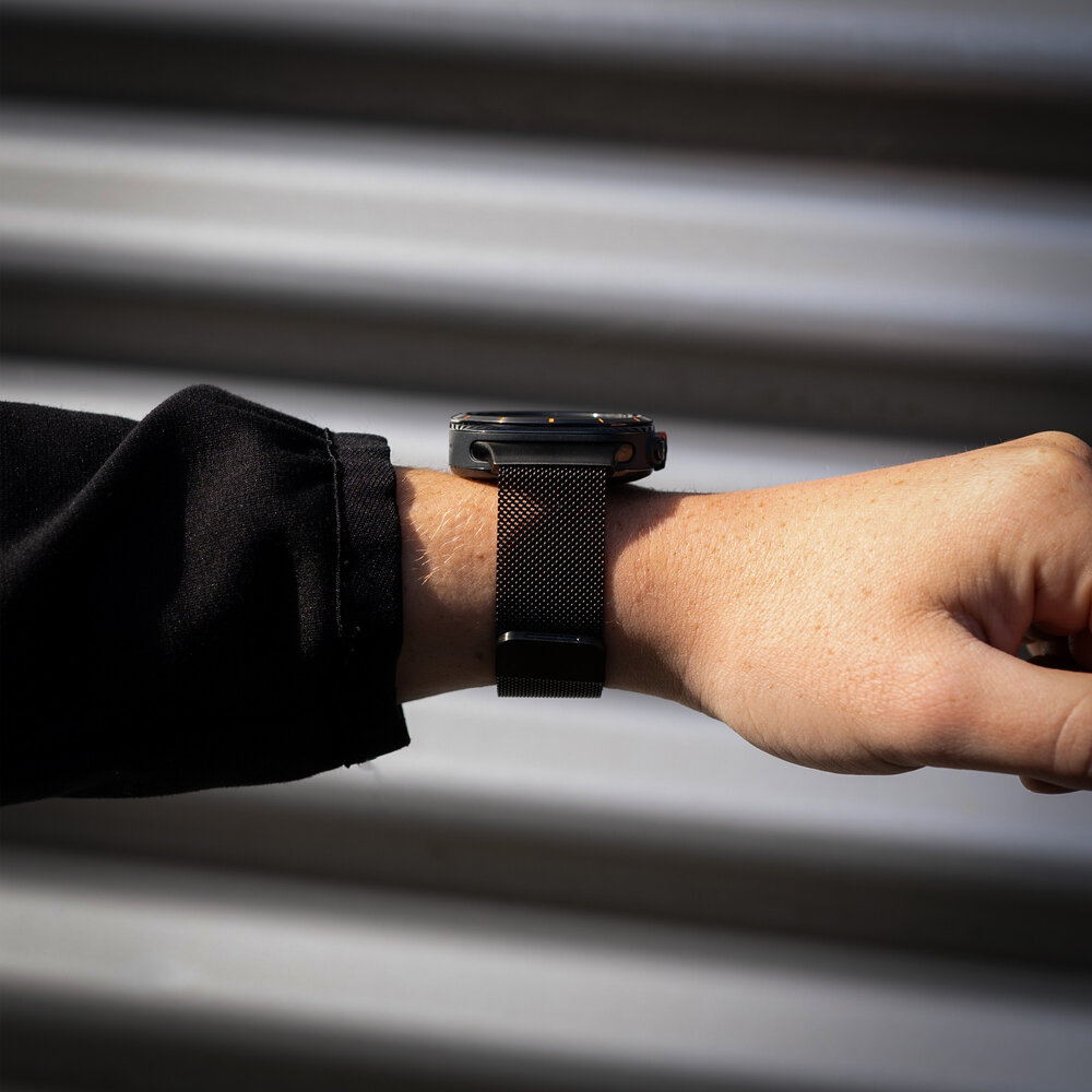 Strap-it Strap-it Bracelet milanais Samsung Galaxy Watch Ultra (noir)