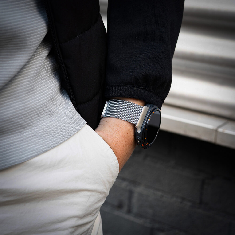 Strap-it Strap-it Bracelet milanais Samsung Galaxy Watch Ultra (argent) Strap-it Strap-it Bracelet milanais Samsung Galaxy Watch Ultra (argent)