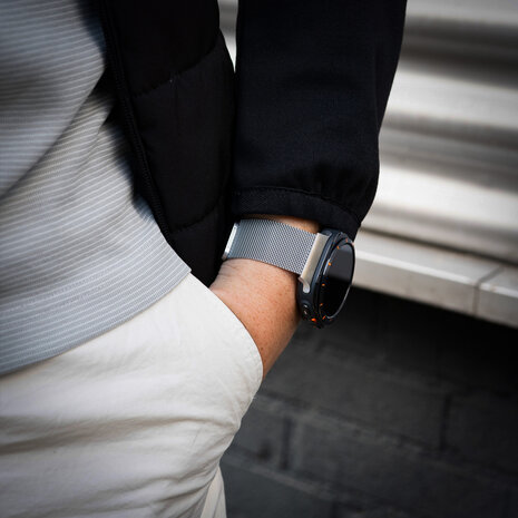 Strap-it Strap-it Bracelet milanais Samsung Galaxy Watch Ultra (argent) Strap-it Strap-it Bracelet milanais Samsung Galaxy Watch Ultra (argent)