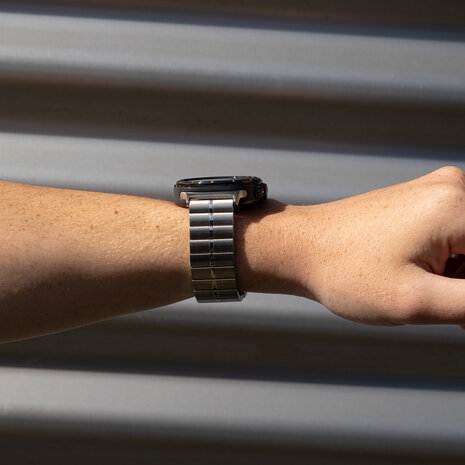 Strap-it Strap-it Bracelet métal de luxe Samsung Galaxy Watch Ultra (argent)