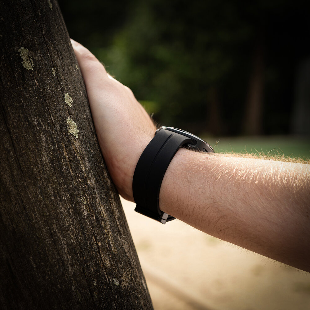 Strap-it Strap-it Bracelet sport avec D-buckle Samsung Galaxy Watch Ultra (noir)