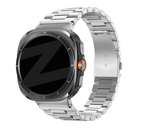 Bandz Bandz Bracelet à maillons en acier 'Deluxe' Samsung Galaxy Watch Ultra (argent)