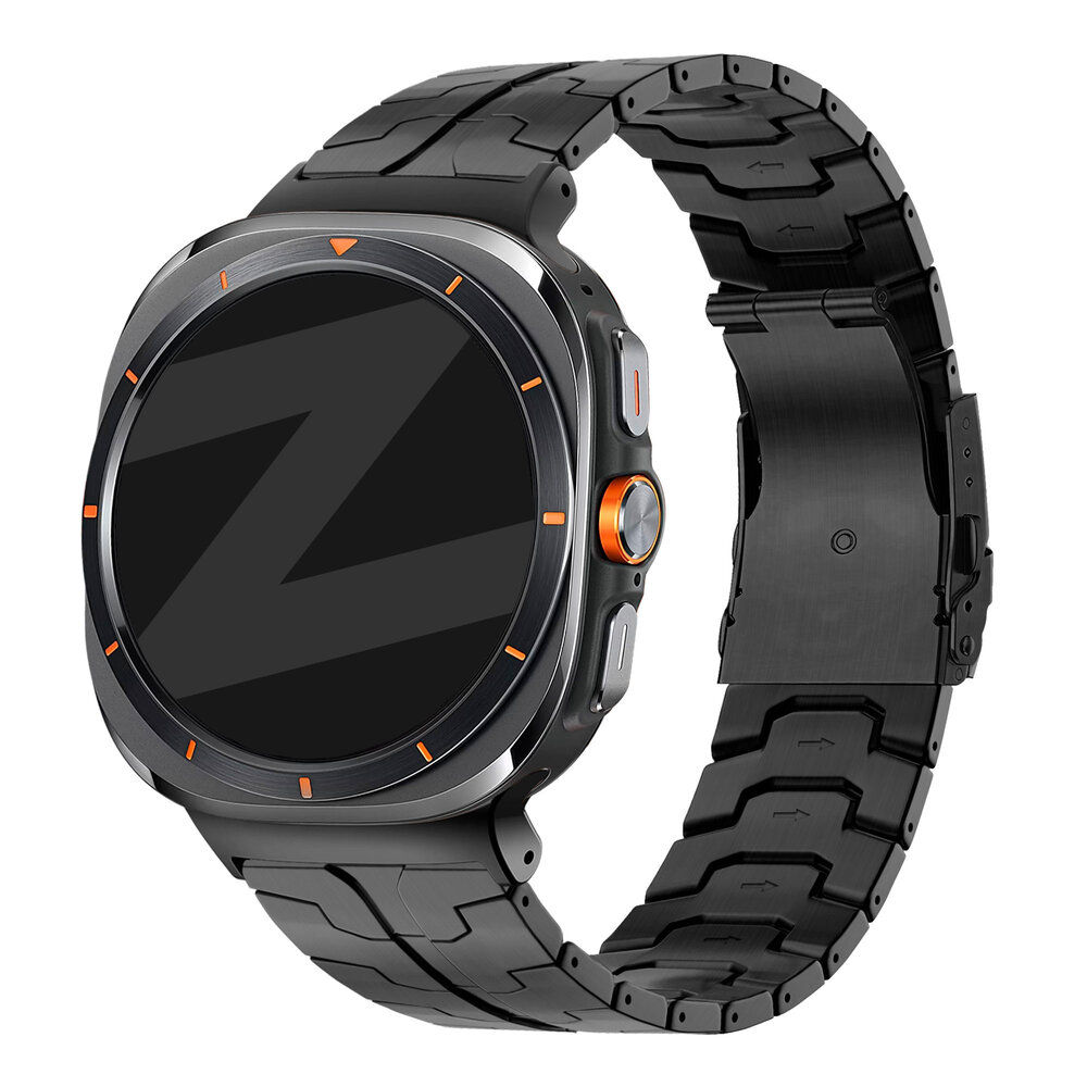 Bandz Bandz Bracelet titane Samsung Galaxy Watch Ultra 'Iron' (noir)
