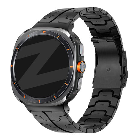 Bandz Bandz Bracelet titane Samsung Galaxy Watch Ultra 'Iron' (noir)
