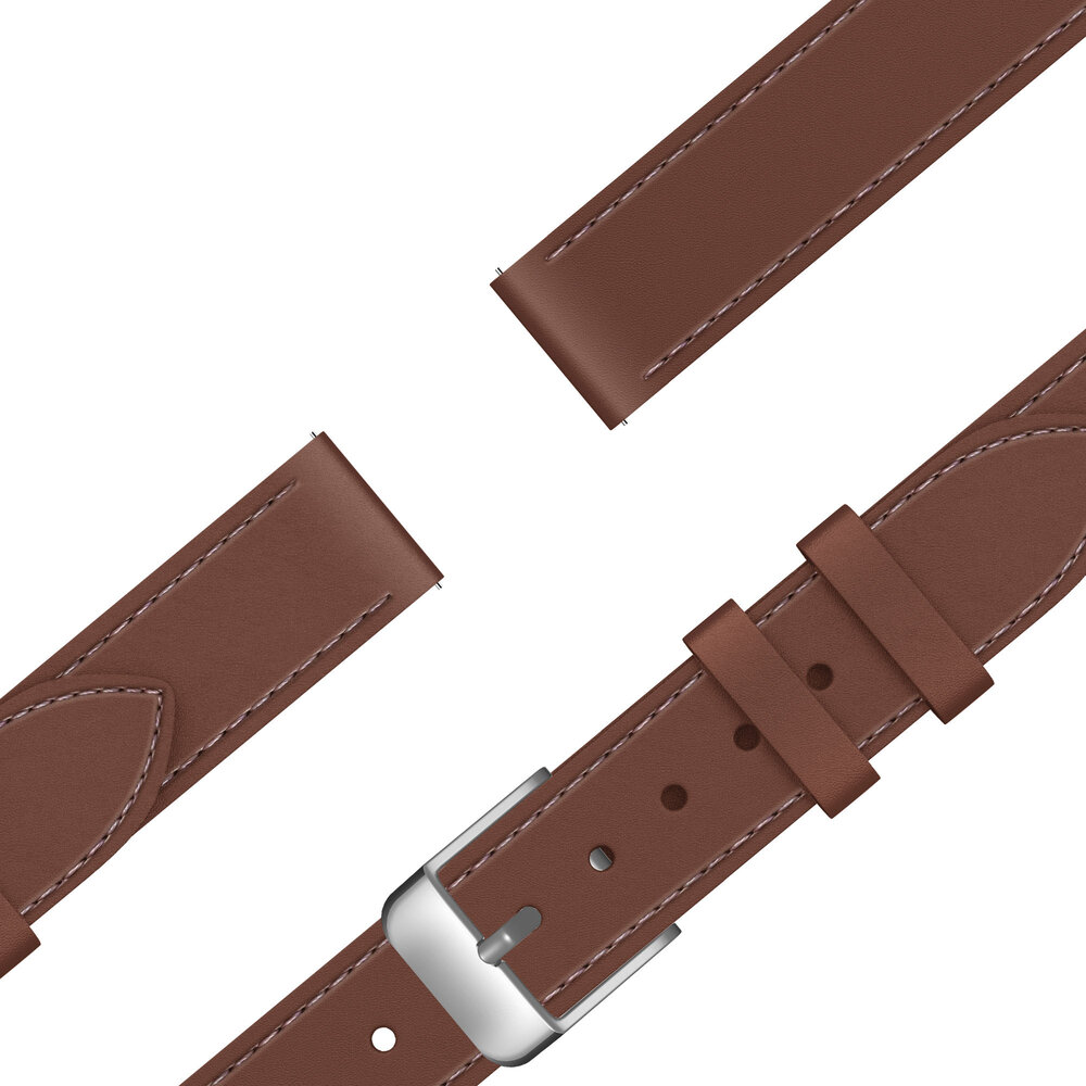 Bandz Bandz Bracelet montre 14mm cuir - universel (brun)