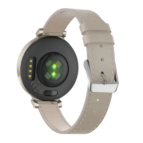 Bandz Bandz Bracelet montre 14mm cuir - universel (beige)