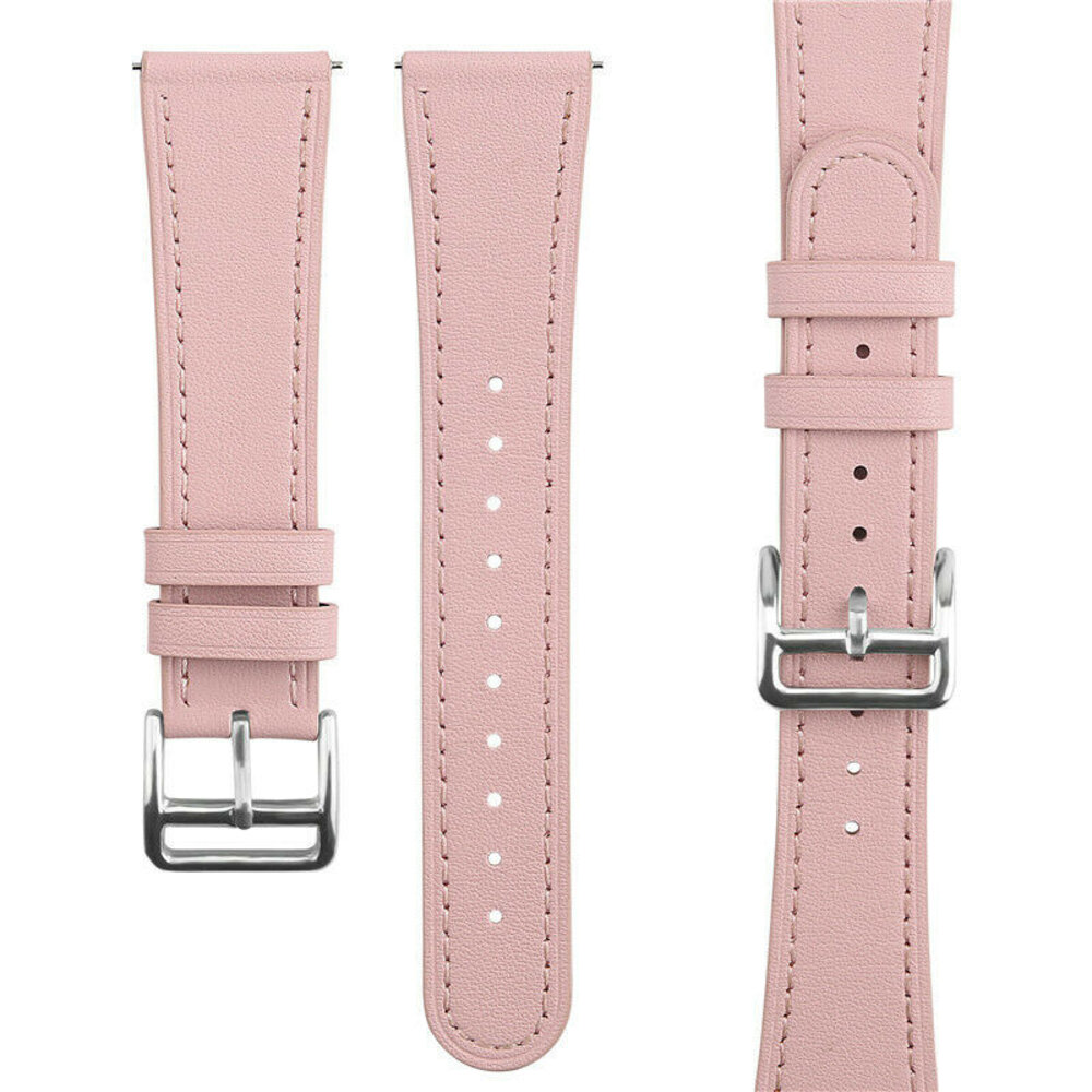 Strap-it Strap-it Bracelet montre 20mm cuir - universel (rose)