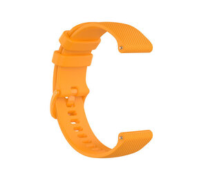 Strap-it Bracelet montre 20mm silicone de luxe - universel (naranja)