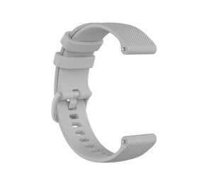 Strap-it Bracelet montre 22mm silicone de luxe - universel (gris)