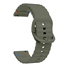 Strap-it Strap-it Bracelet Wave Samsung Galaxy Watch 42mm (vert armée) Strap-it Strap-it Bracelet Wave Samsung Galaxy Watch 42mm (vert armée)