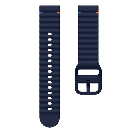 Strap-it Strap-it Bracelet Wave Amazfit Bip U (Pro) (bleu foncé) Strap-it Strap-it Bracelet Wave Amazfit Bip U (Pro) (bleu foncé)