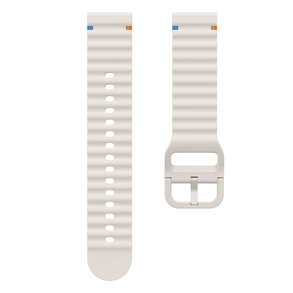 Strap-it Strap-it Bracelet Wave Amazfit Bip U (Pro) (lumiére stellaire) Strap-it Strap-it Bracelet Wave Amazfit Bip U (Pro) (lumiére stellaire)