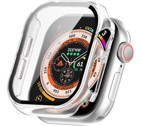 Strap-it Coque rígide avec verre Apple Watch 10 (transparent)