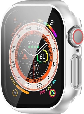 Strap-it Strap-it Coque rígide avec verre Apple Watch 10 (argent)