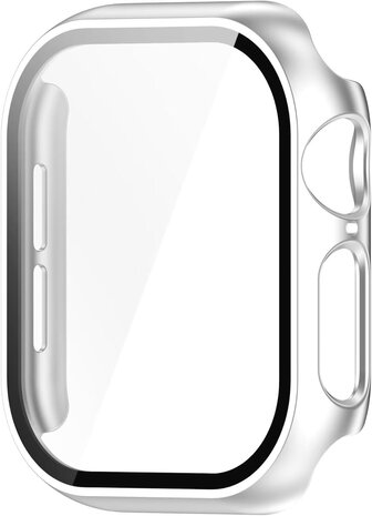 Strap-it Strap-it Coque rígide avec verre Apple Watch 10 (argent)
