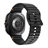 Strap-it Strap-it Bracelet Silicone wave Samsung Galaxy Watch Ultra (noir) Strap-it Strap-it Bracelet Silicone wave Samsung Galaxy Watch Ultra (noir)