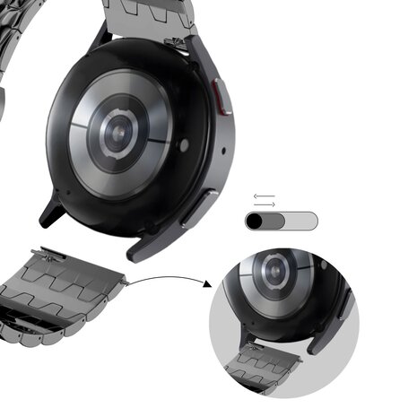 Bandz Bandz Bracelet acier 'Dragón' Huawei Watch GT 5 46mm (noir) Bandz Bandz Bracelet acier 'Dragón' Huawei Watch GT 5 46mm (noir)