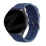 Bandz Bandz Bracelet silicone 'Deluxe' Huawei Watch GT 5 Pro 46mm (bleu foncé)