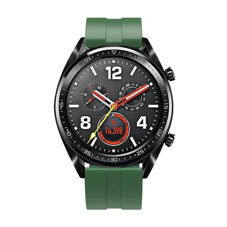 Strap-it Strap-it Bracelet silicone 'Extreme' Huawei Watch GT 5 Pro 46mm (vert armée)