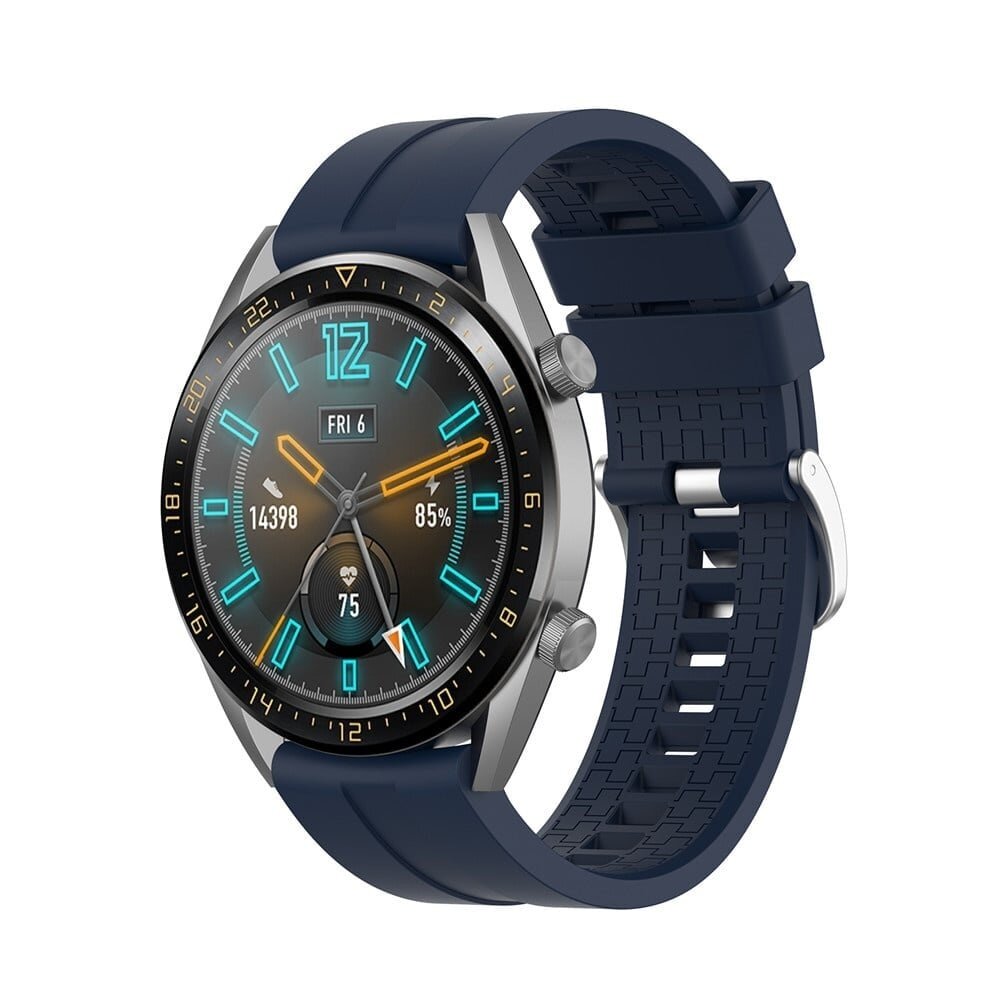 Strap-it Strap-it Bracelet silicone 'Extreme' Huawei Watch GT 5 Pro 46mm (bleu foncé)