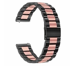 Strap-it Bracelet acier Huawei Watch GT 5 41mm (noir/rose)