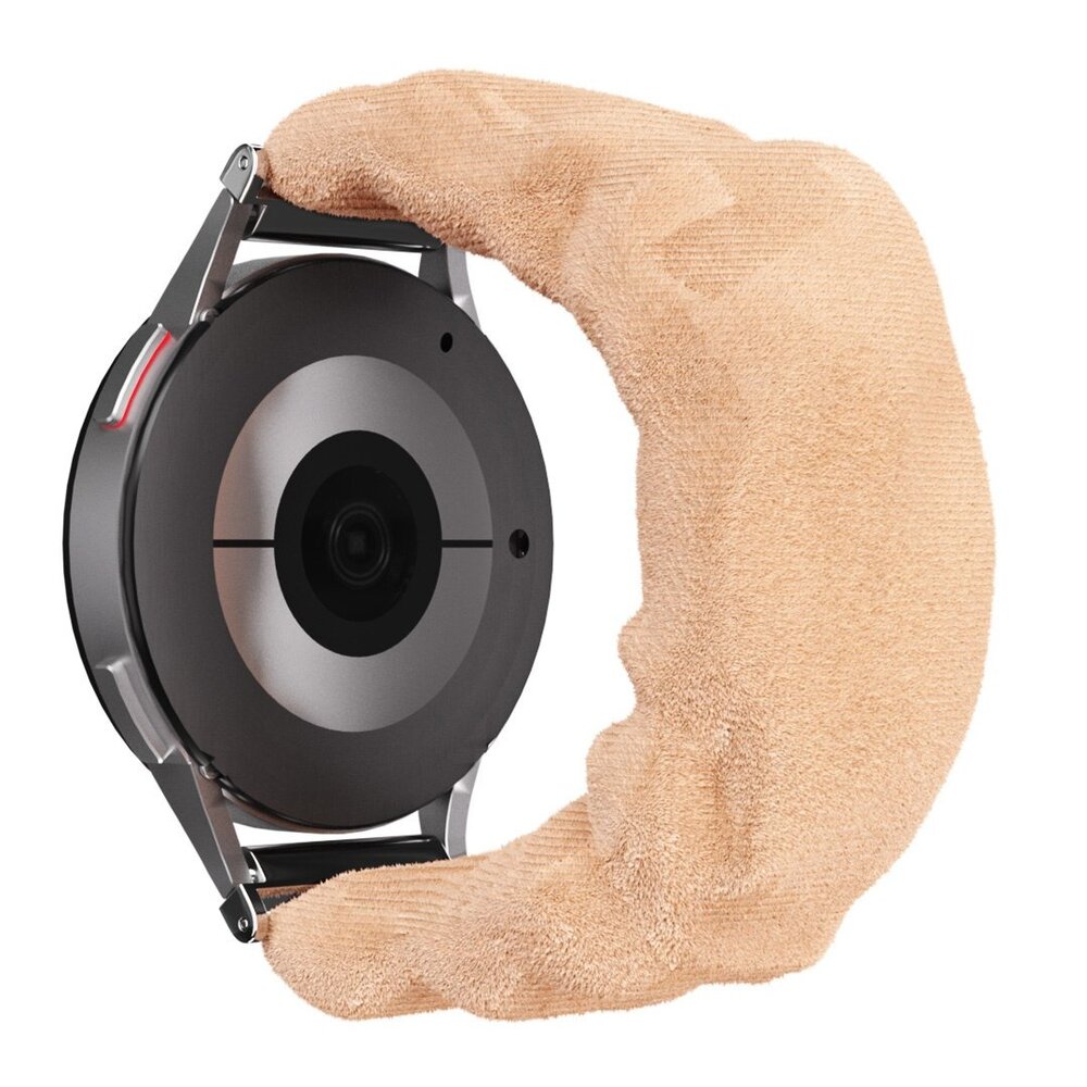 Strap-it Strap-it Bracelet chouchou Huawei Watch GT 5 41mm (beige-orange)