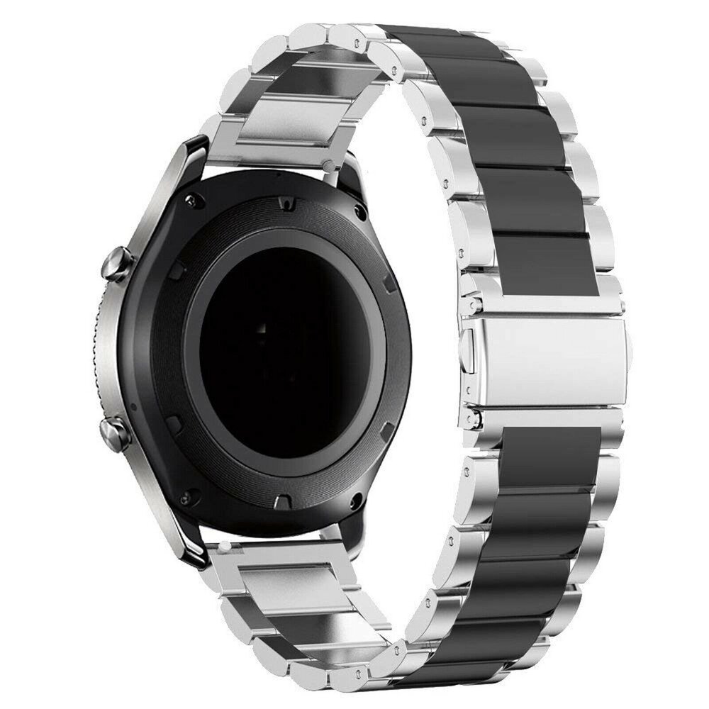Strap-it Strap-it Bracelet acier Huawei Watch GT 5 Pro 42mm (argent/noir)